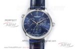 TWA Factory Jaeger LeCoultre Master Geographic Blue Dial 39mm Cal.939A Automatic Watch
